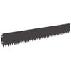 vidaXL Lawn Edging 30 pcs 103 x 15 cm Steel Black