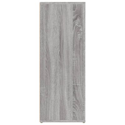 vidaXL Sideboard Grey Sonoma 80x30x80 cm Engineered Wood