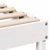 vidaXL Bed Frame White 100 x 200 cm Solid Pine Wood