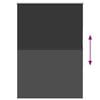 vidaXL Roller Blind Blackout Black 95x130 cm Fabric Width 90.7 cm Polyester