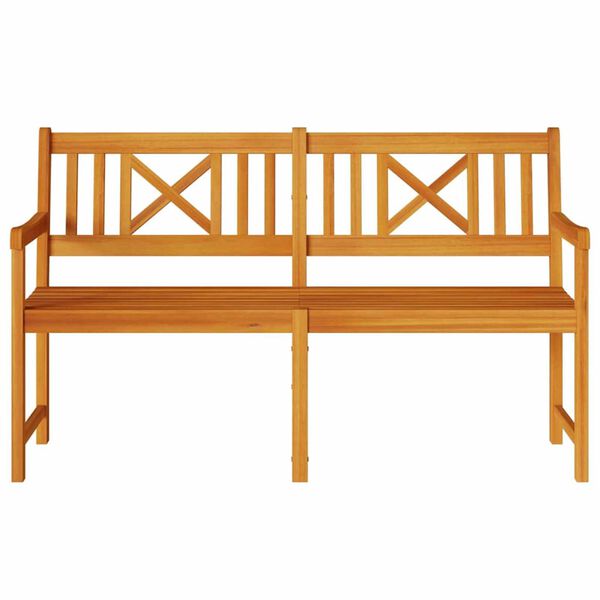 vidaXL Garden Bench Brown 150 x 56 x 90cm Solid Acacia wood