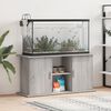 vidaXL Aquarium Stand Grey Sonoma 121x41x58 cm Engineered Wood