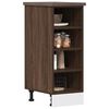 vidaXL Bottom Cabinet Riga Brown Oak 30x44.5x81.5 cm Engineered Wood