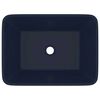 vidaXL Luxury Wash Basin Matt Dark Blue 41x30x12 cm Ceramic