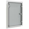 vidaXL Access Panel White 33 x 23 x 3 cm Steel