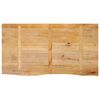 vidaXL Table Top Live Edge 110x60x2.5 cm Solid Wood Mango