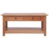vidaXL Coffee Table 100x55x46 cm Solid Mahogany Wood
