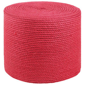vidaXL 4 mm Red 100% Tossa jute