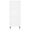 vidaXL Highboard White 34.5x34x180 cm Engineered Wood