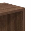 vidaXL Bookcase Brown Oak 31x24x77 cm Engineered Wood