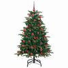 vidaXL Artificial Christmas Tree with 150 LEDs with Stand Green 150 cm