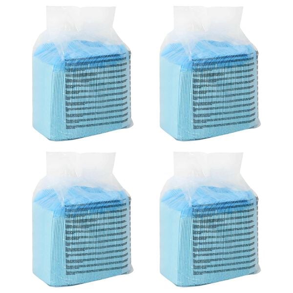 vidaXL Non-woven Fabric Pet Training Pad 200 pcs Blue and White