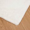 vidaXL Faux Rabbit Fur Rug Olite Cream 240 x 340 cm Polyester