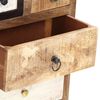 vidaXL Drawer Cabinet 45x30x105 cm Solid Reclaimed Wood
