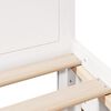 vidaXL Bed Frame without Mattress with Headboard White 90x200 cm Solid Wood Pine