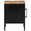 vidaXL Bedside Cabinet 2 pcs Brown and Black 30 x 30 x 40 cm