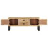 vidaXL TV Cabinet 110x30x45 cm Rough Mango Wood
