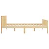 vidaXL Bed Frame without Mattress Solid Wood Pine 140x200 cm