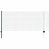 vidaXL Welded Wire Fence with Posts 50 x 1 m PVC-Coated Steel Green