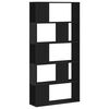 vidaXL Bookcase 5-Tier Black 80,5x23,5x162,5 cm Engineered Wood