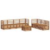 vidaXL Sofa Sets 8 pcs Natural Solid Acacia Wood