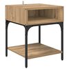 vidaXL Bedside Table Artisan Oak 40 x 40 x 50 cm Engineered Wood