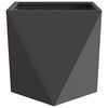 vidaXL Planter 2 pcs Black 50 x 50 x 50 cm Steel