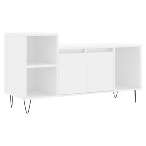 vidaXL TV Cabinet White 100x35x55 cm Engineered Wood