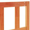 vidaXL Headboard Wax Brown 135 cm Solid Wood Pine