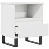 vidaXL Bedside Cabinets 2 pcs White 40x35x50 cm Engineered Wood