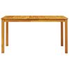 vidaXL Garden Dining Set 7 pcs Brown Solid acacia wood