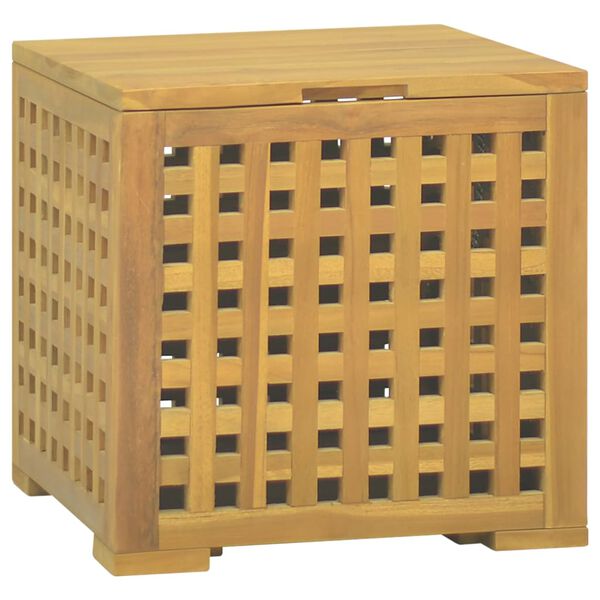 vidaXL Rope Box 40x40x40 cm Solid Wood Teak