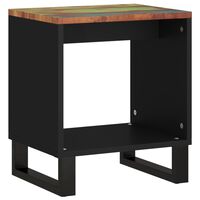 vidaXL Coffee Table 40x31x46 cm Solid Wood Reclaimed&Engineered Wood