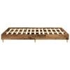 vidaXL Bed Frame No Mattress Old Wood 150x200 cm King Size Engineered Wood