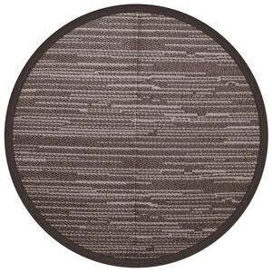 vidaXL Outdoor Carpet ARAKIL Brown &Oslash;160 cm PP