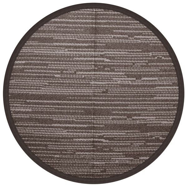 vidaXL Outdoor Carpet ARAKIL Brown &Oslash;160 cm PP