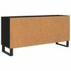 vidaXL TV Cabinet Black Oak 103.5 x 30 x 50 cm Engineered Wood