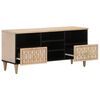 vidaXL TV Cabinet 100x33x46 cm Solid Wood Mango