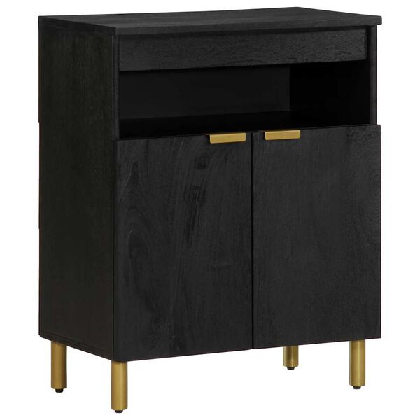vidaXL Sideboard Black 60x33x75 cm Engineered Wood