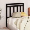 vidaXL Bed Headboard Black 96x4x100 cm Solid Wood Pine