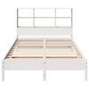 vidaXL Bookcase Bed without Mattress White 140x190 cm Solid Wood Pine