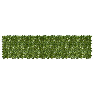 vidaXL Balcony Screen with Leaves Green and Yellow 300 x 75 cm