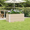 vidaXL Planter Ivory 100 x 50 x 45 cm Galvanised Steel