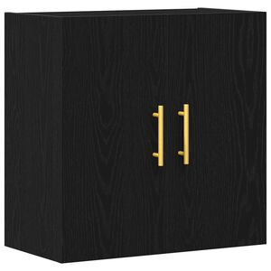 vidaXL Wall-mounted Cabinet 60 x 31 x 70 cm Engineered Wood Black Oak
