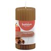 Bolsius Ribbed Pillar Scented Candles 6 pcs 120x58 mm Apple Cinnamon