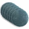vidaXL Cushion Cover 6 pcs HEERLEN Blue &Oslash; 30 cm Chenille Fabric