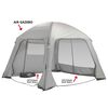 Bo-Camp Inflatable Party Tent Air Gazebo 365x365 cm Grey