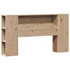 vidaXL Bookcase Bed without Mattress 160x200cm Solid Wood Pine