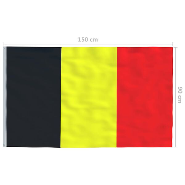 Drapeau Kleinlangheim U24 - 90x150 Cm - Polyester Résistant Aux Intempéries, œillets Métalliques
