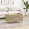vidaXL Coffee Table Sonoma Oak 90x44.5x45 cm Engineered Wood